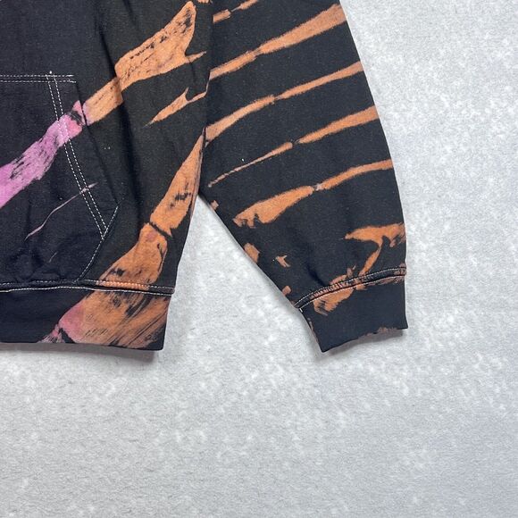 A**holes Live Forever Sweater Mens Large Black Multicolored Print Hoodie Casual - Picture 5 of 11